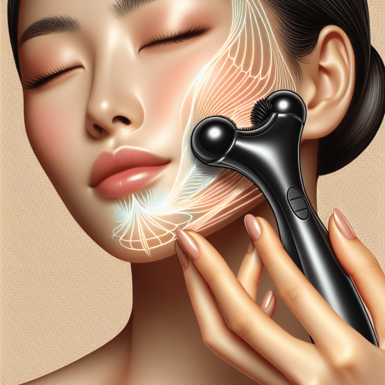 Gezichtsmassage Apparaat – Zwart