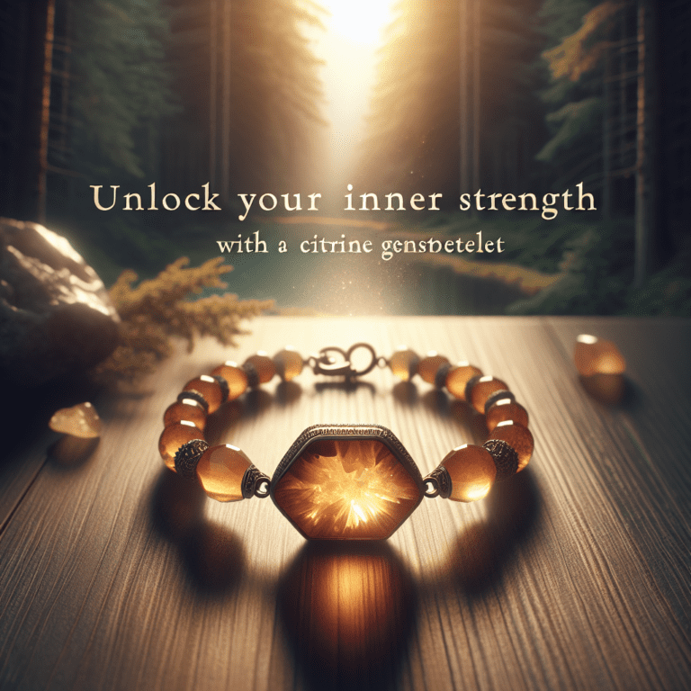 Citrien edelsteen armband