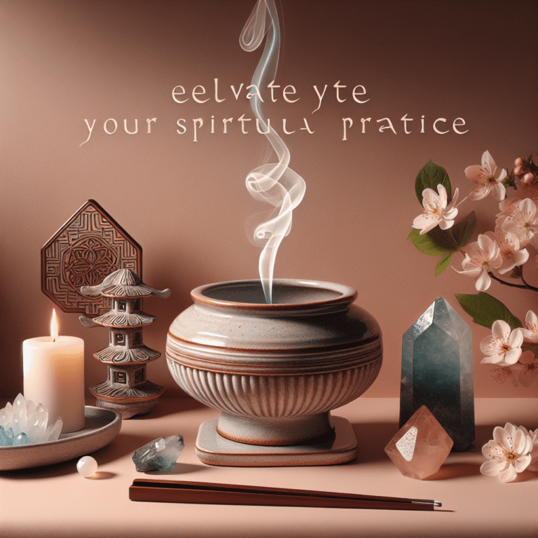 Breng uw spirituele praktijk naar een hoger niveau met een Keramische Wierookbrander