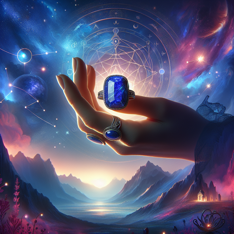 Laat je innerlijke godin los met een Lapis Lazuli-edelsteenring
