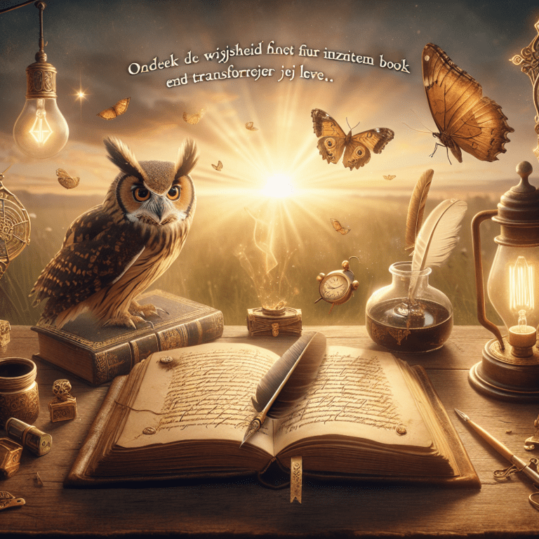 Ontdek de wijsheid van 'Het Vier Inzichten Boek' en transformeer je leven