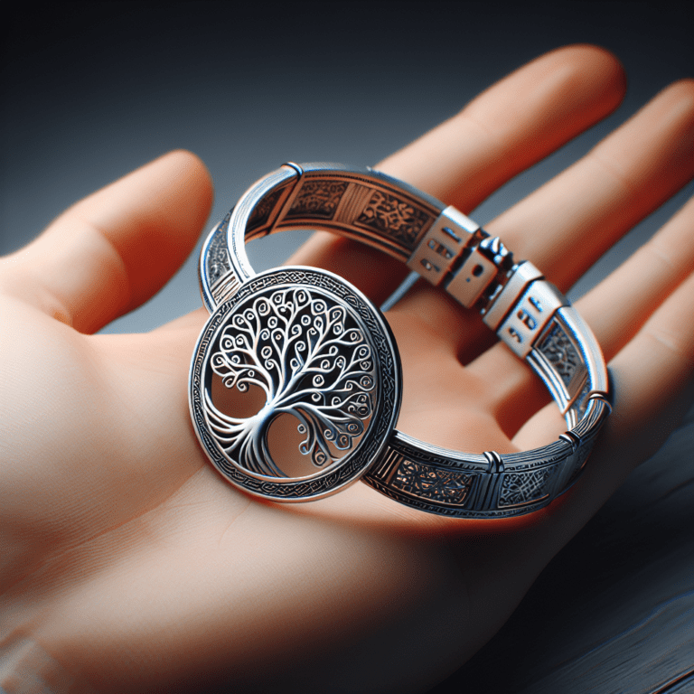 Ontdek de betekenis achter de zilverkleurige verstelbare geluksarmband met levensboom