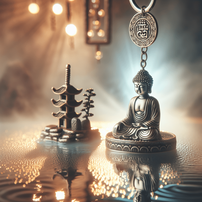 Meditatie Boeddha Sleutelhanger