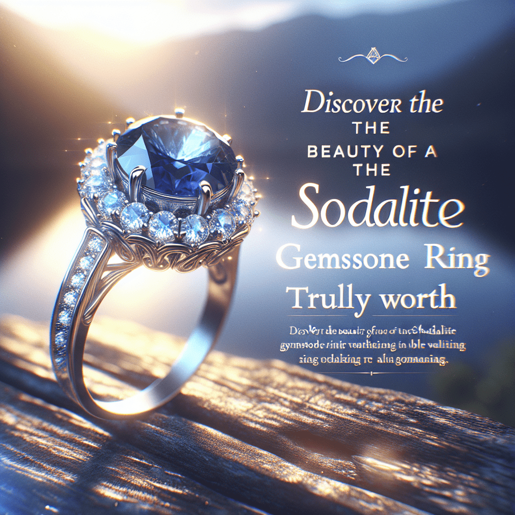 Edelsteen Ring Sodaliet