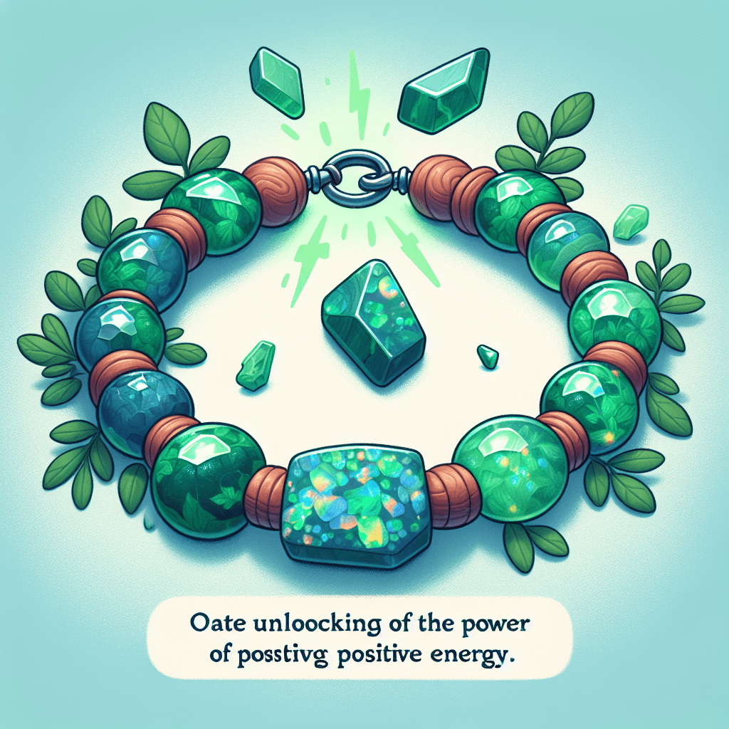 Edelsteen Armband Groene Aventurijn met Opaliet