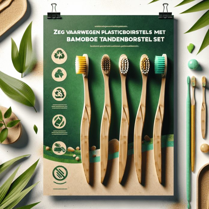Bamboe tandenborstel set (10 stuks)